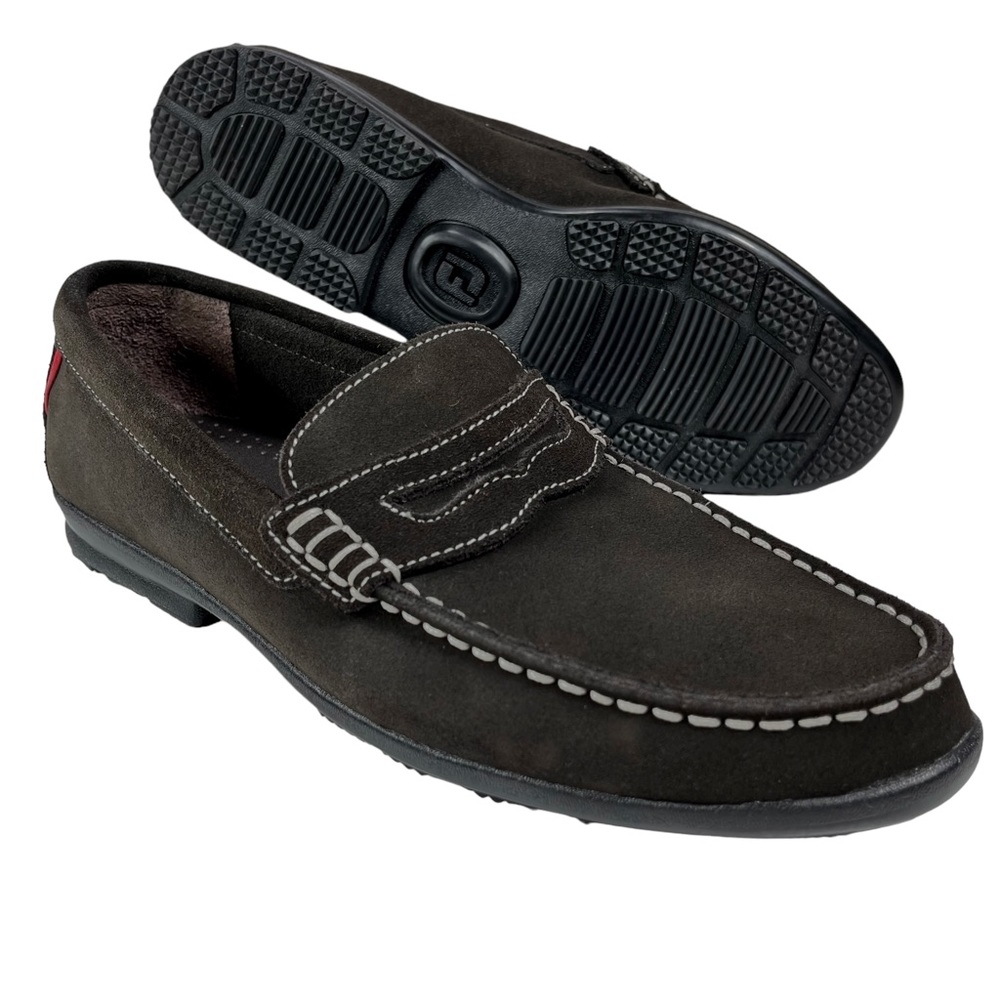 FootJoy Club Casual Brown Suede Comfort Penny Loafer 79038 Men’s Size‎ 9